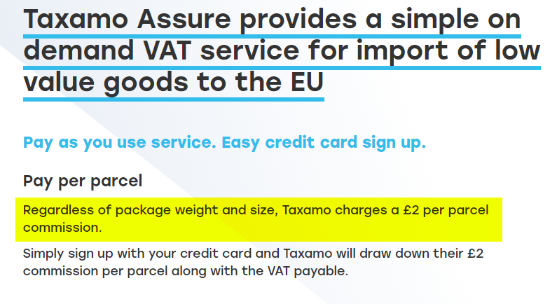 Taxamo assure pricing details